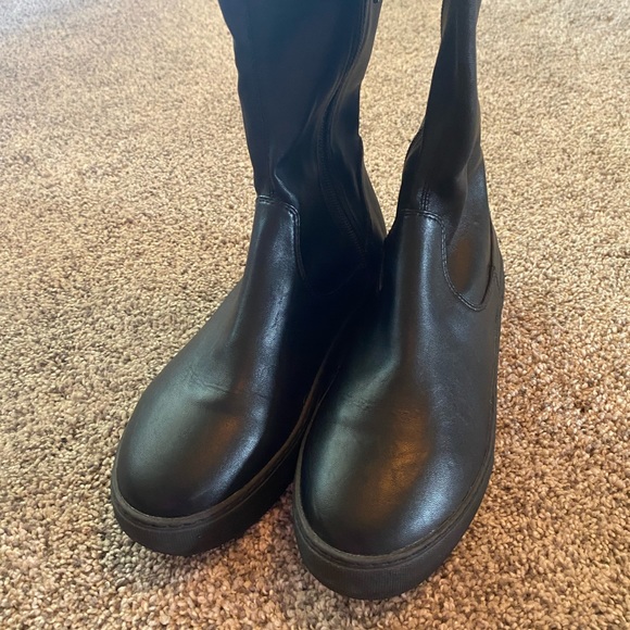 J Slides Petra Leather Over the Knee Boots 6 - Picture 5 of 7